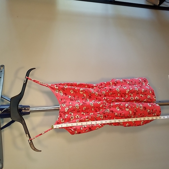 H&M DIVIDED ROMPER with POCKETS Floral print Festival Boho Size 2 - Picture 2 of 7